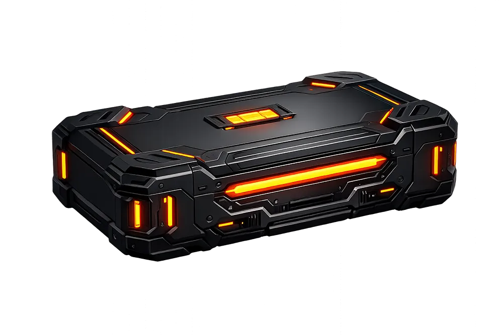 Glowing loot crate
