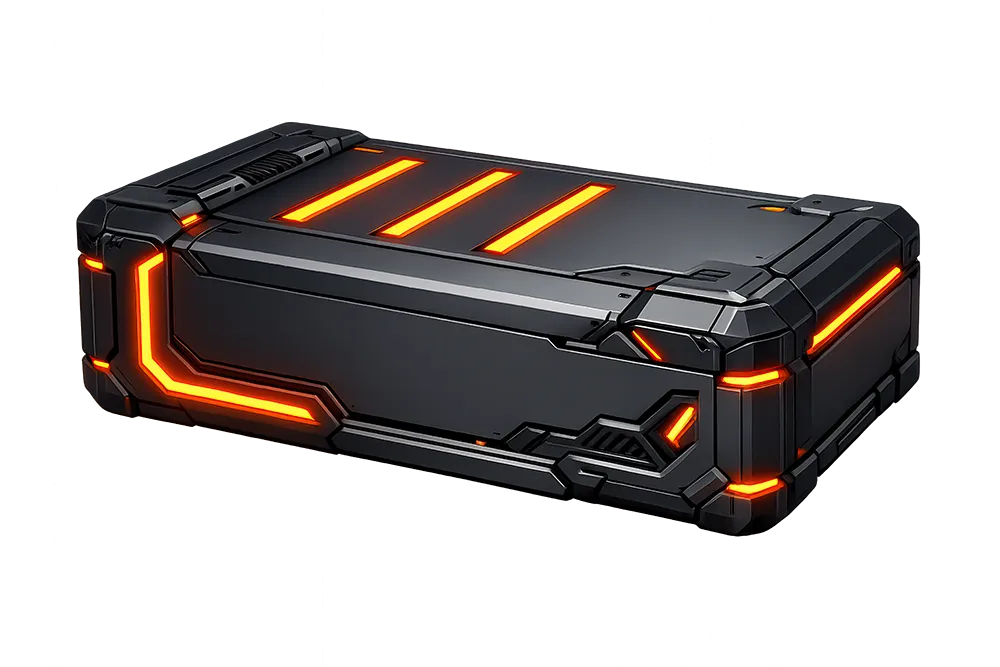 Glowing loot crate
